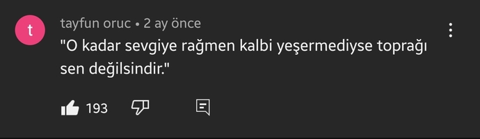 Hadi herkes en sevdiği bir sözü yazsın?