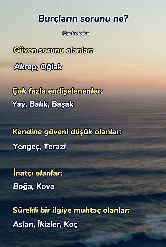 Senin sorunun ne?