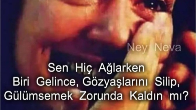 Hiç ağlarken birden güldüğünüz oldu mu?