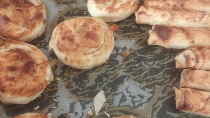 Patatesli gül böreği yaptım iftara sever misiniz?