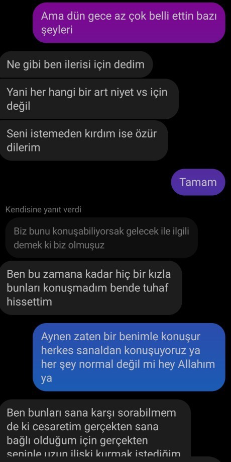 1 aydır konuştuğum flörtün dün gece gerdekte ne giyeceksin diye sordu bugün ise babanla tanışayım diyor amacı ne?