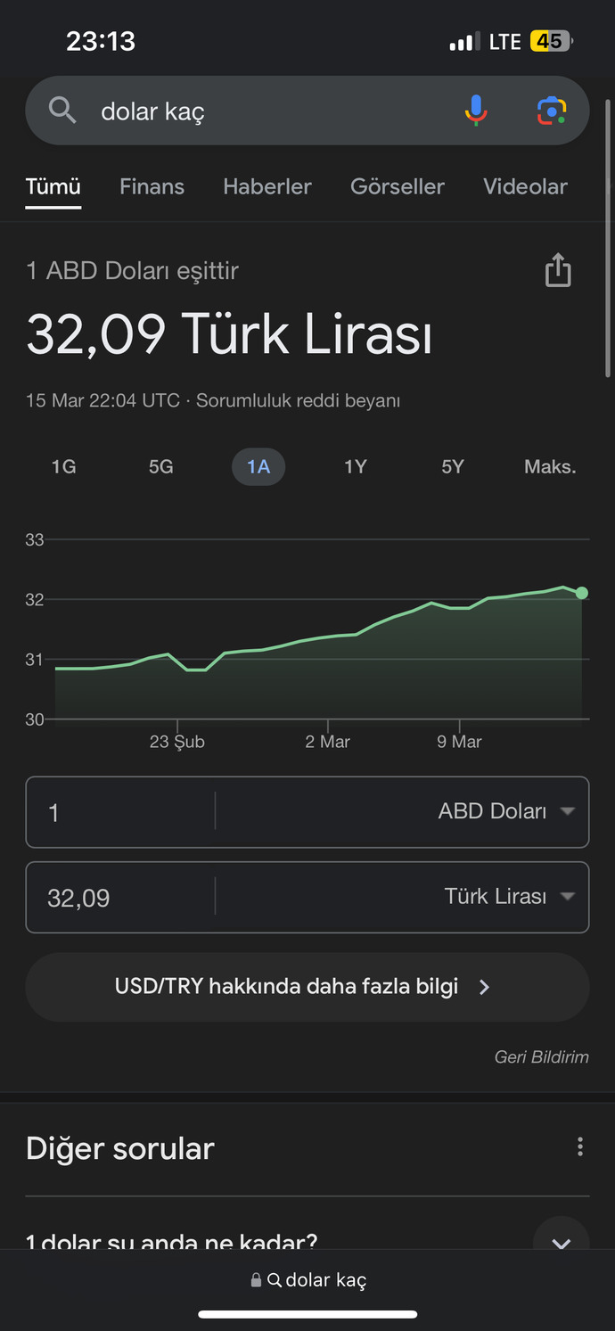 Google'da en son ne arattınız?