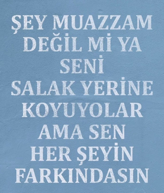 Mikrofon sizde! Kendini akıllı, sizi aptal sanan kişilere buradan neler söylemek istersiniz?