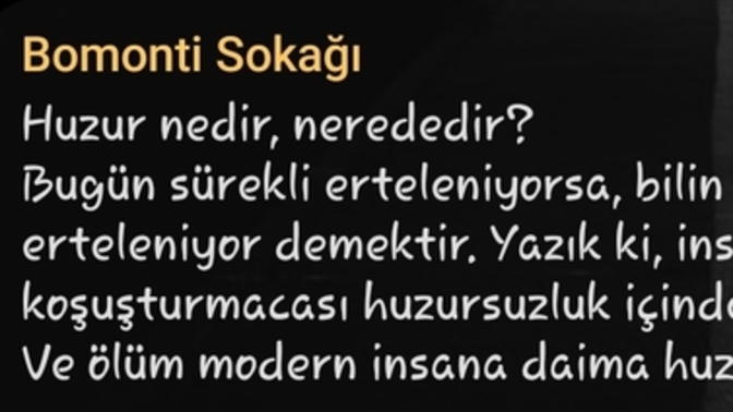Nelere geç kaliyor insan? Neye geç kaldınız?