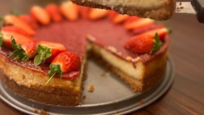Frambuazlı cheesecake sever misiniz ?