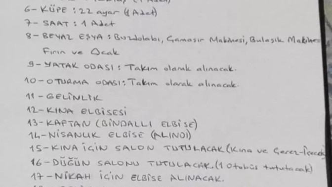 Düğün öncesi Sevr niteliğindeki bu istekleri nasıl buluyorsunuz?