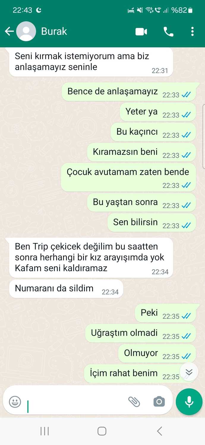 Haftada bir numarami siliyor istadan cikariyor sonra tekrar ekliyor ben tamamen biraksam mi bunu?