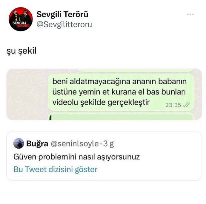 Güven problemini nasıl aşıyorsunuz?