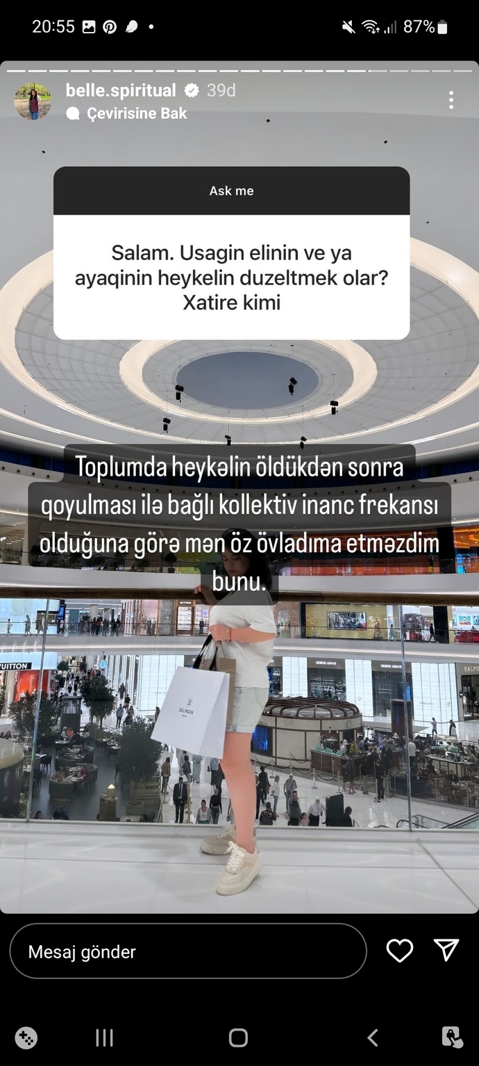 Bunu ss aldım ve wp qrupuna atdım , unutmamak için önemli bilgi 🤭