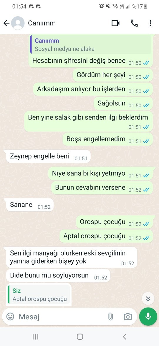 Sizce sevgilim kızlarla mı konuşuyor?