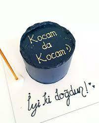 Kocam icin pasta ustune ne yazdirabilirim?