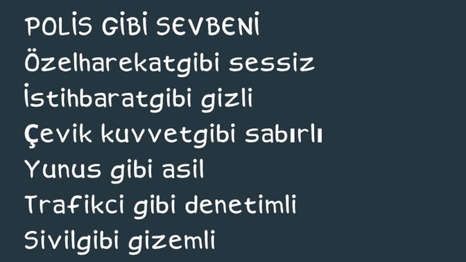 Sevdiğinizden bunları ister misiniz?