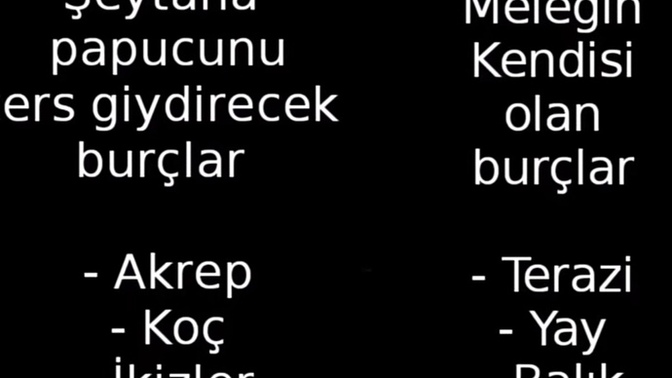 Sen burcuna göre melek misin, şeytan mı?
