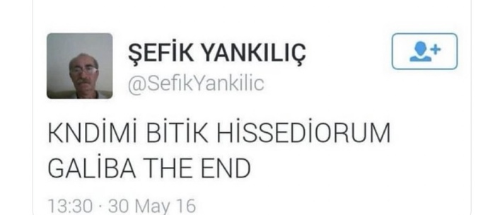 Nasılsınız arkadaşlar sayın sanal insanlar?