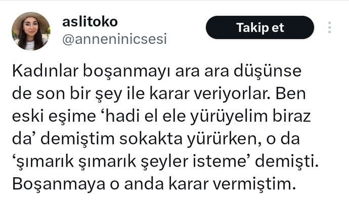 Boşanmalardaki görünen sebep bardağı taşıran son damlamı?