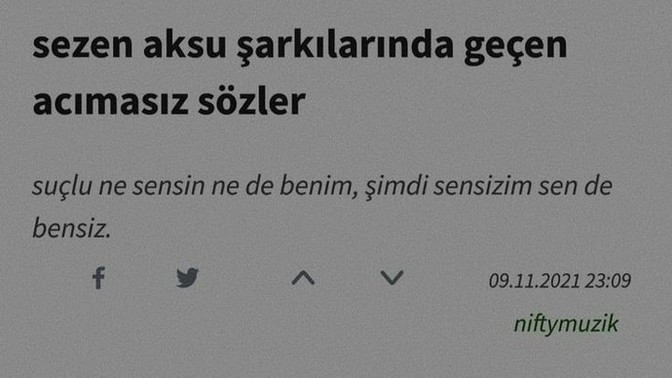 Sezen Aksu şarkılarını seven var mı?