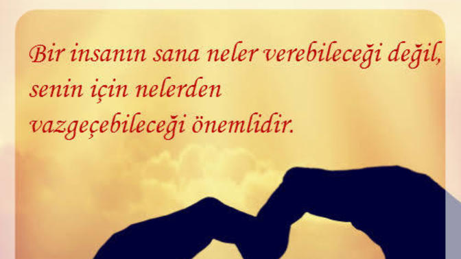 Aşk için nelerden vazgeçersiniz?