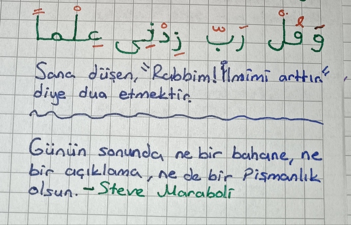 Arapça mükemmel yazdığımı asla iddia etmiyorum. 😅