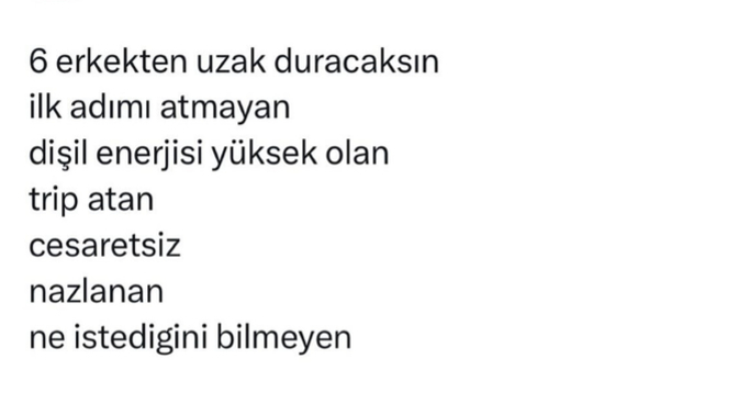 Böyle erkeklerden uzak durun diye soru açılmış. Ama kimse nedenini söylememiş. Ben soruyorum şimdi neden uzak duralım?