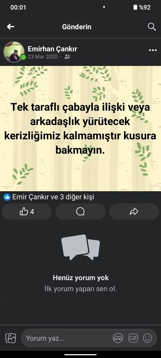 Tek tarafli iliski olur mu?