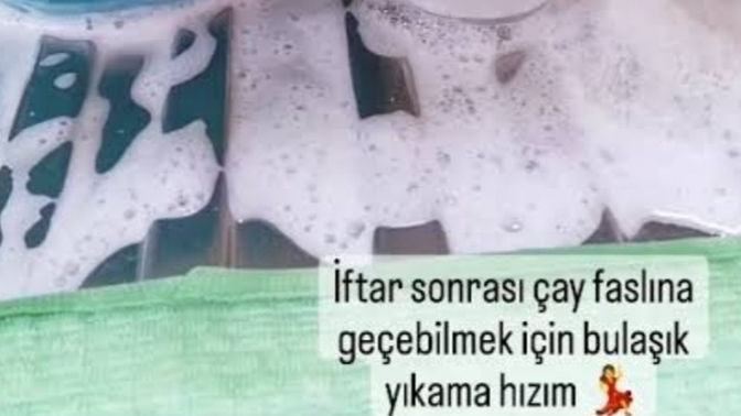 İftar bulaşığı bitmeden çay isteyenlere tepkiniz nedir?