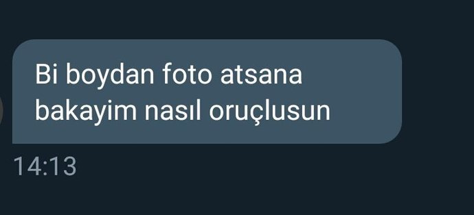 Flörtünüz boydan fotoğraf istese atar mısınız?