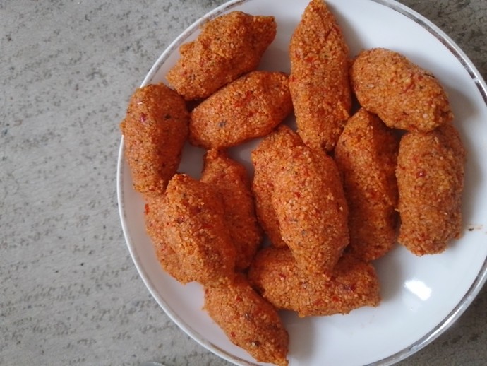 Çiğ köfte yaptım, sizce nasıl?