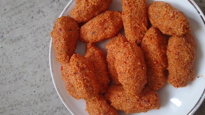 Çiğ köfte yaptım, sizce nasıl?