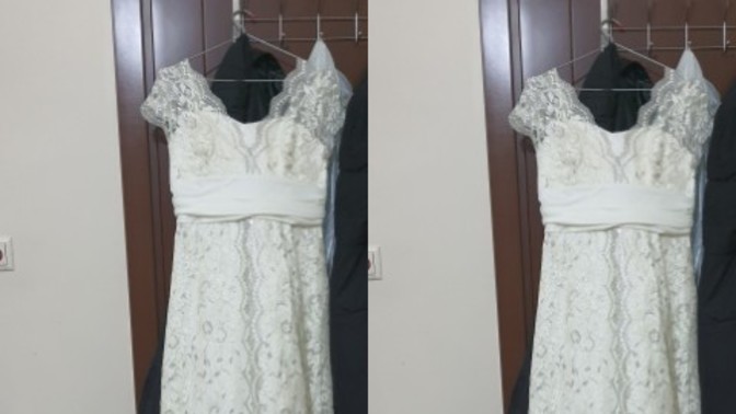 Bu elbise nikah elbisesi olarak giyilir mi?