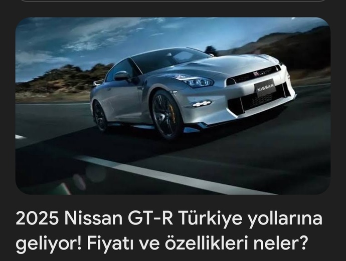 Nissan GTR-R35 Üretimi durdu mu üretiliyor mu?