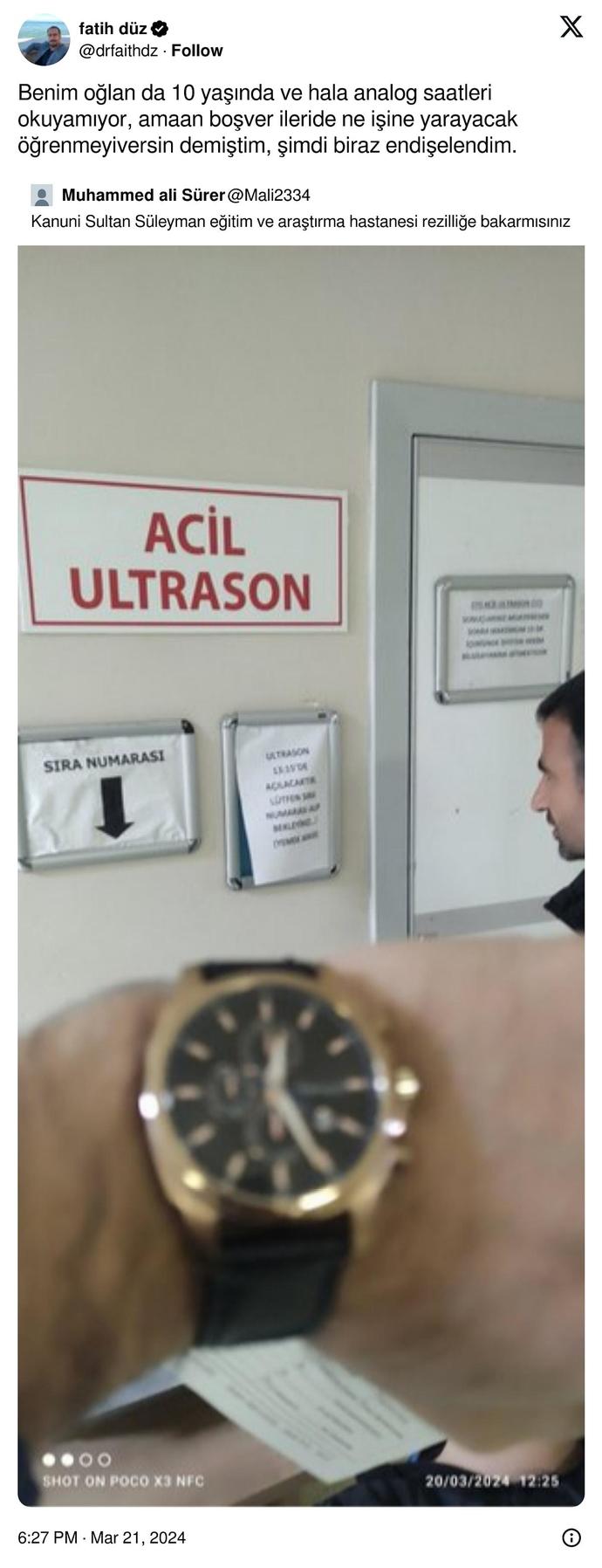 Saat …bilmem kaç 😅
