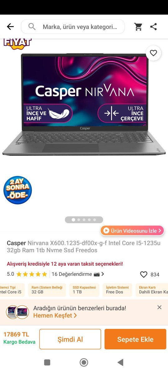 Bu bilgisayara 18 Bin verilir mi? Bundan olan varsa tavsiye eder misiniz?