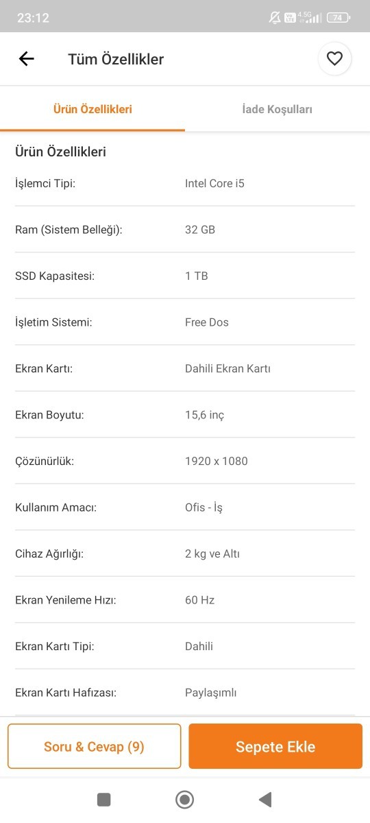 Bu bilgisayara 18 Bin verilir mi? Bundan olan varsa tavsiye eder misiniz?