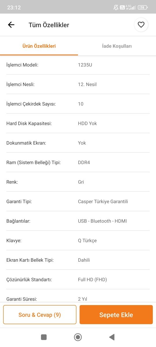 Bu bilgisayara 18 Bin verilir mi? Bundan olan varsa tavsiye eder misiniz?
