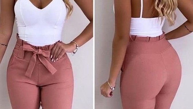 Arka cebi olmayan pantolonlar sizce kalçayı büyük mü gösterir?