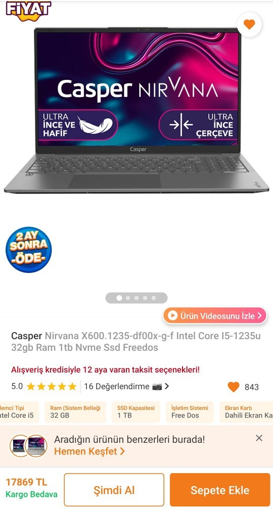 Acer mi Casper Nirvana mı sizce?