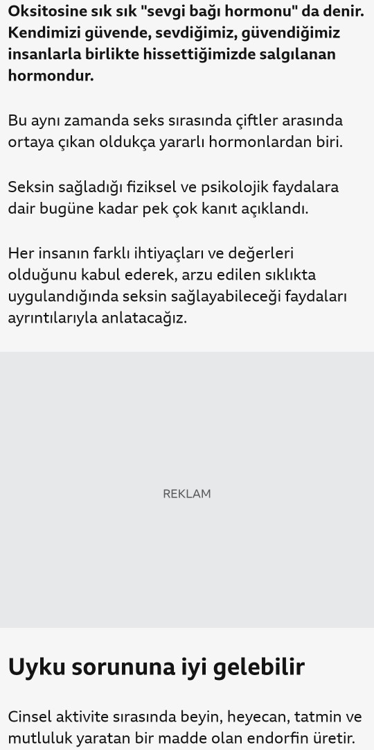 Ne kadar sık seks yapıyorsunuz?