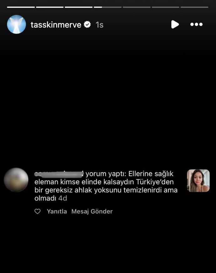 Şiddet gören Merve Taşkına gelen kötü yorumlar hakkında ne düşünüyorsun?