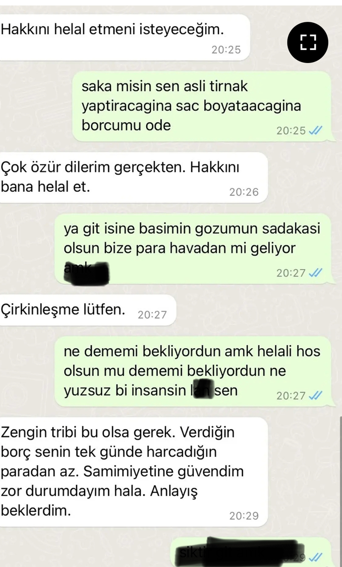 Borç verdiğiniz kişi, borcunu ödemeyeceğini söylese ne yapardınız?