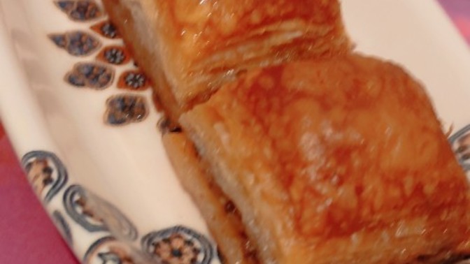 Baklava yaptım nasıl görünüyor?