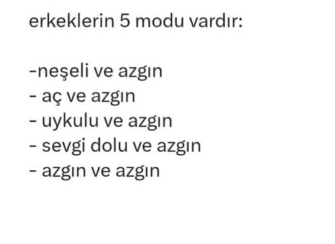 Sizce de Erkekler Böyle mi?
