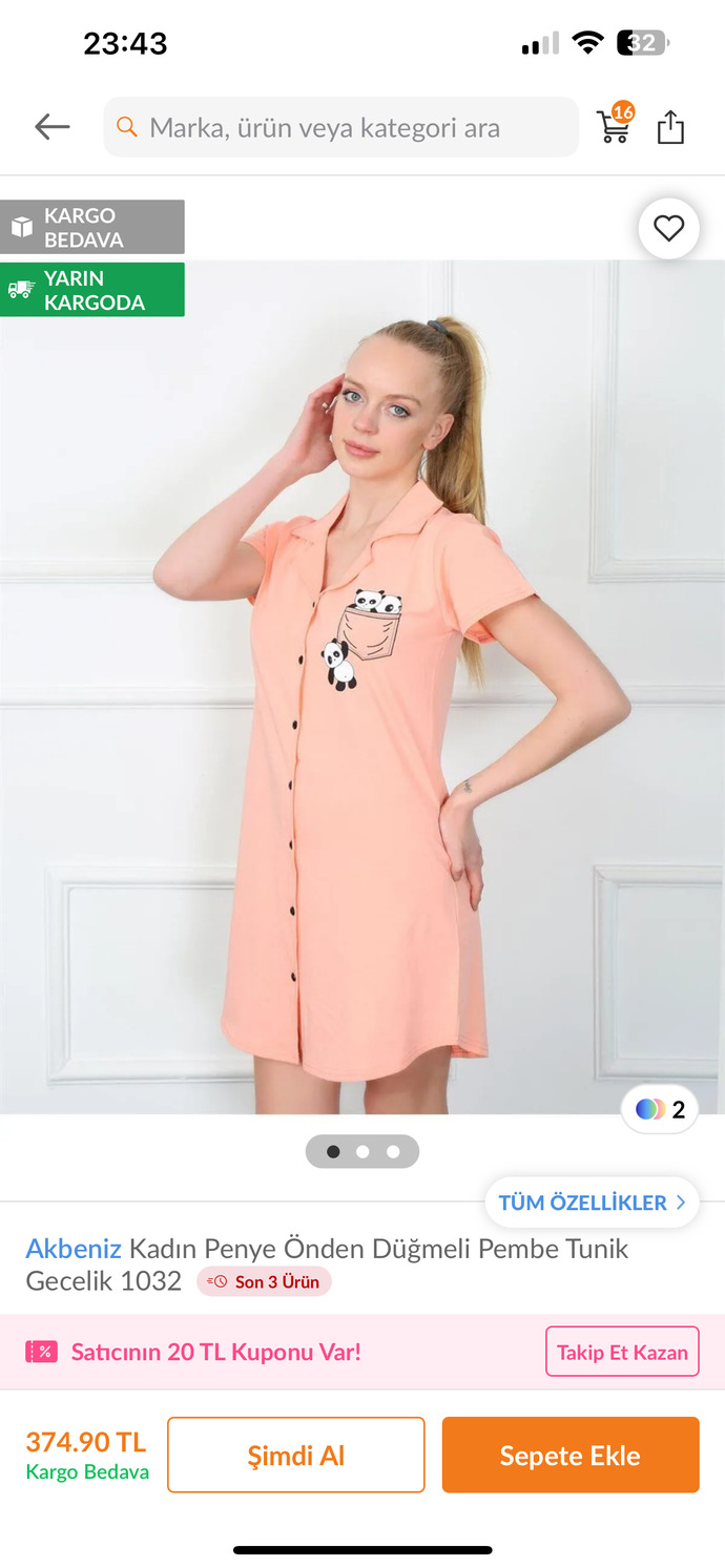 Üstünüzde şu an ne var😄?