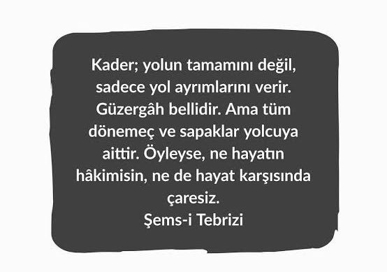 Kaderin önüne geçilir mi?