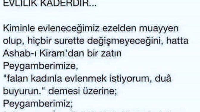 Kaderin önüne geçilir mi?