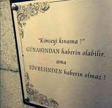 Kınadığınız şeyler başınıza geldi mi?