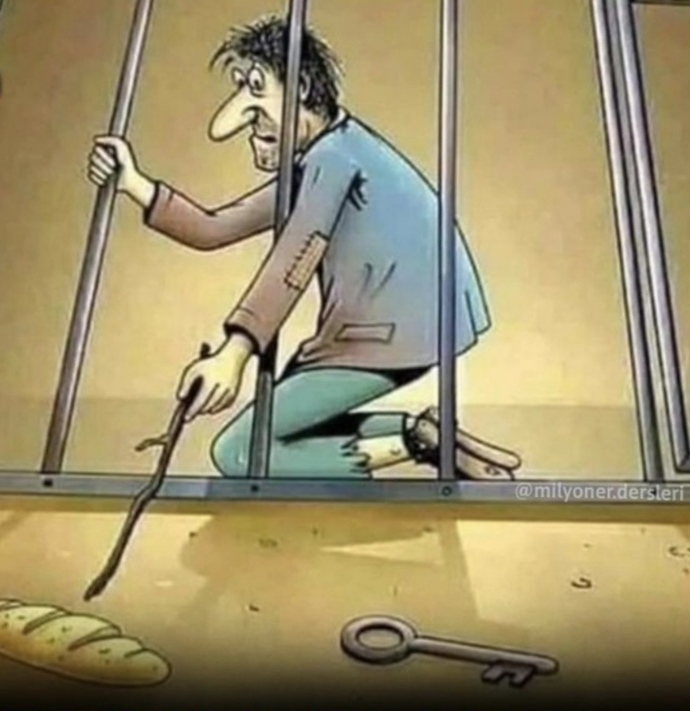 Sizce mahkum anahtar yerine neden ekmeği seçti?