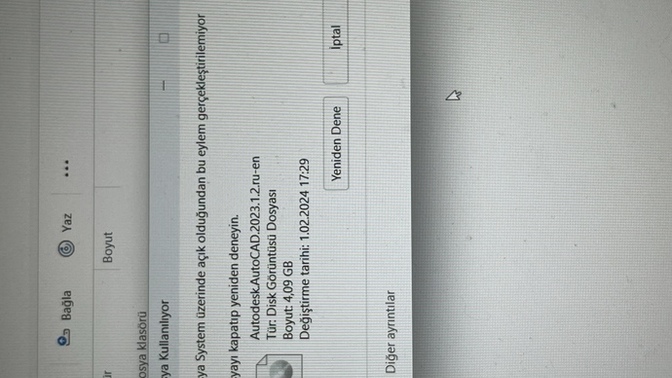 Erişim engellendi hatası?