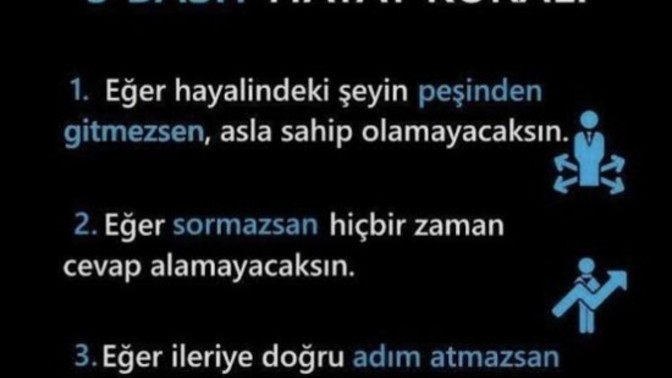 Hayatınızda belirli kurallarınız var mı?