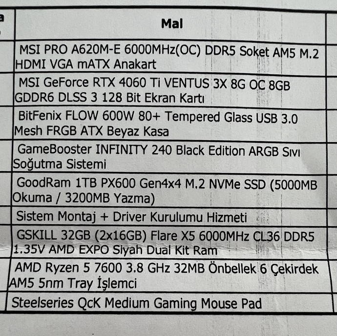 Bu sistem iyi bir sistem mi?(pc)?
