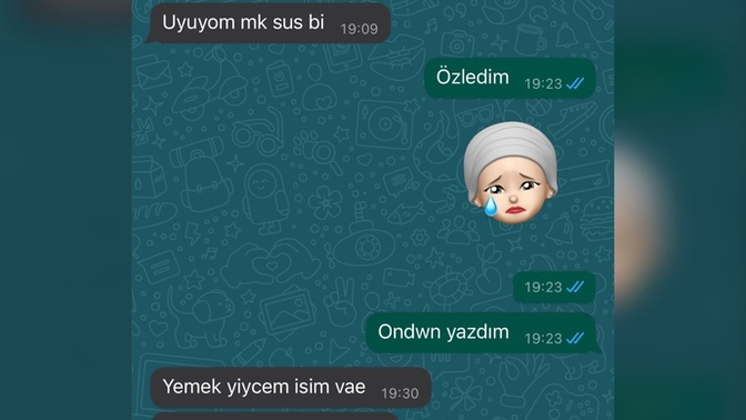 Beni sevmiyor değil mi?